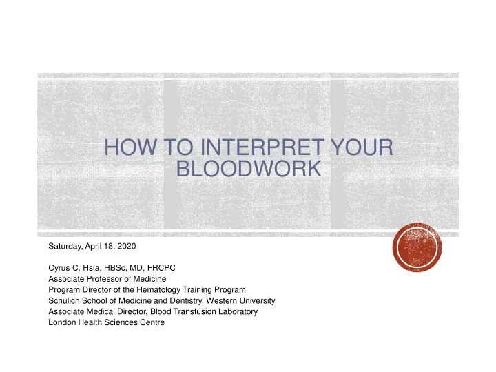 how to interpret your