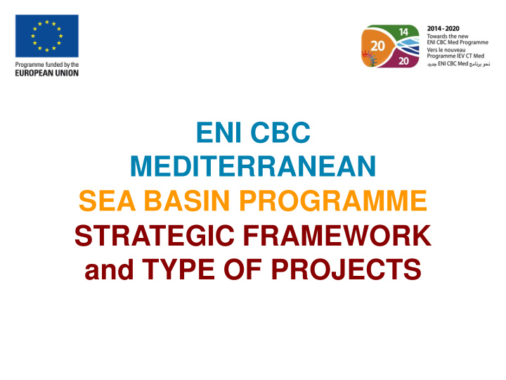 eni cbc mediterranean