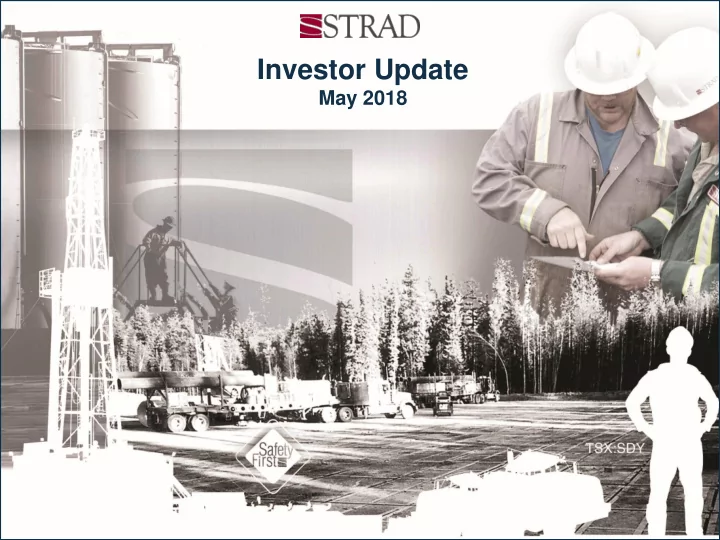investor update