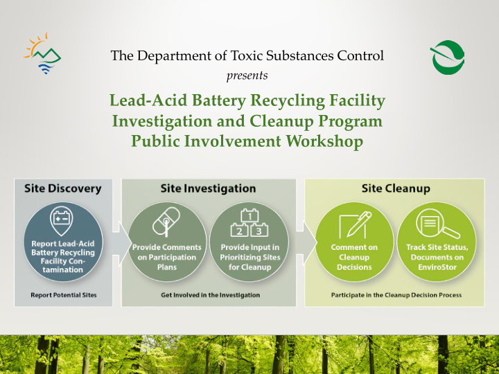 lead acid battery recycling facility investigation and