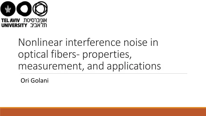 optical fibers properties