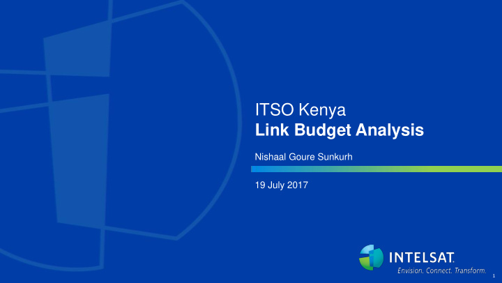 link budget analysis