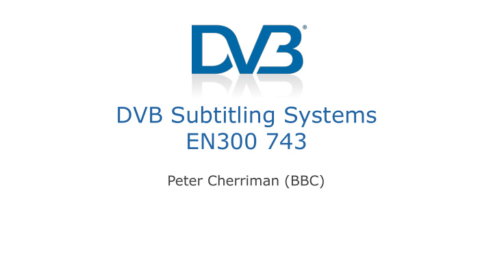 dvb subtitling systems en300 743