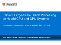 efficient large scale graph processing