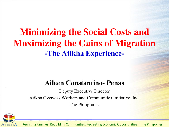 minimizing the social costs and