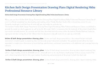 Kitchen Bath Design Presentation Drawing Plans Digital Rendering Nkba  Professional Resource