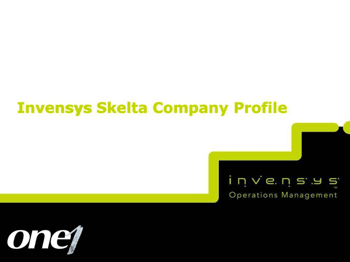 invensys skelta company profile skelta market presence