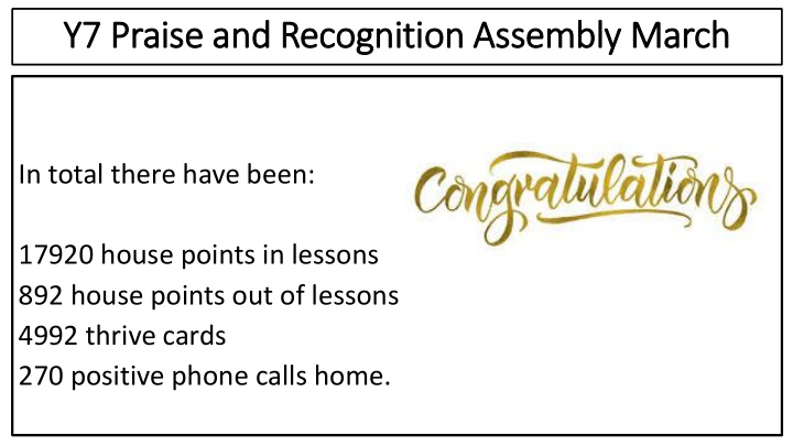 y7 praise and recognition assembly march