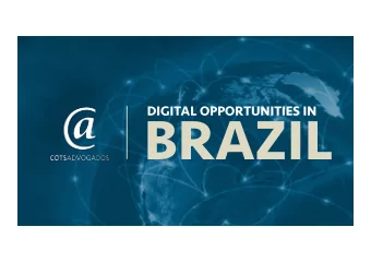 BRAZIL   Who is Mrcio Cots?    Lawyer specializing in Cyberlaw   Partner at COTS