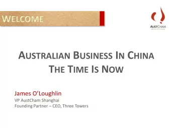 In-Market    Investment  Market Entry  Representation A USTCHAM S HANGHAI  Board  500  No