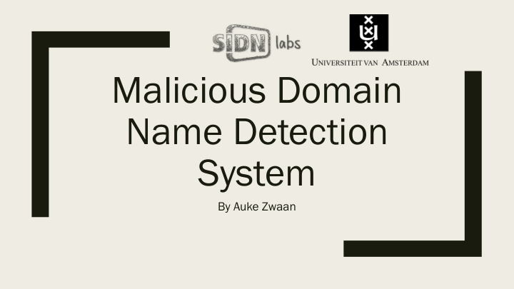 name detection system