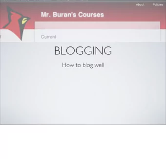 BLOGGING  How to blog well  FEATURES OF A BLOG...  FEATURES OF A BLOG...  Chronological