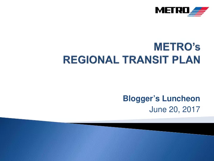 blogger s luncheon june 20 2017 metro services and