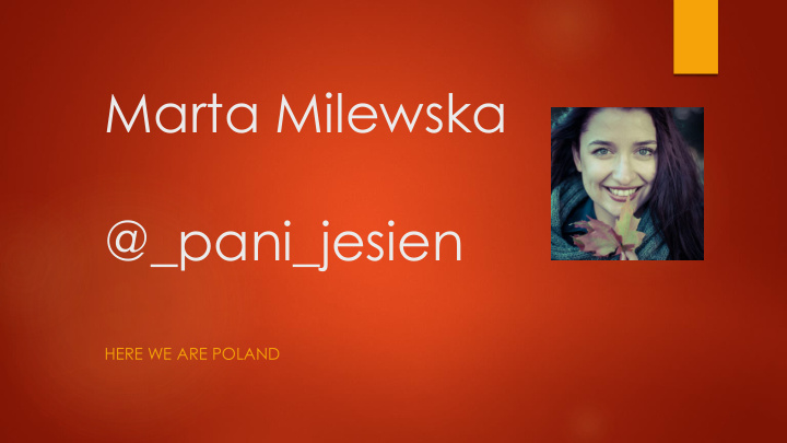 marta milewska pani jesien