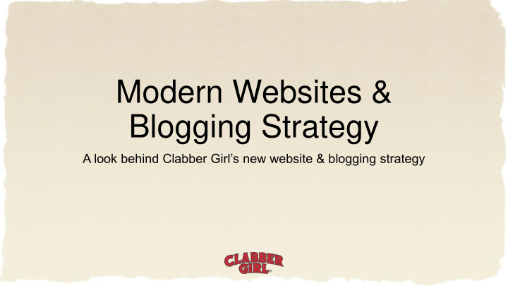 modern websites
