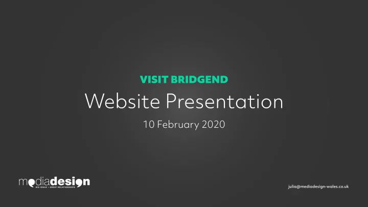 website presentation