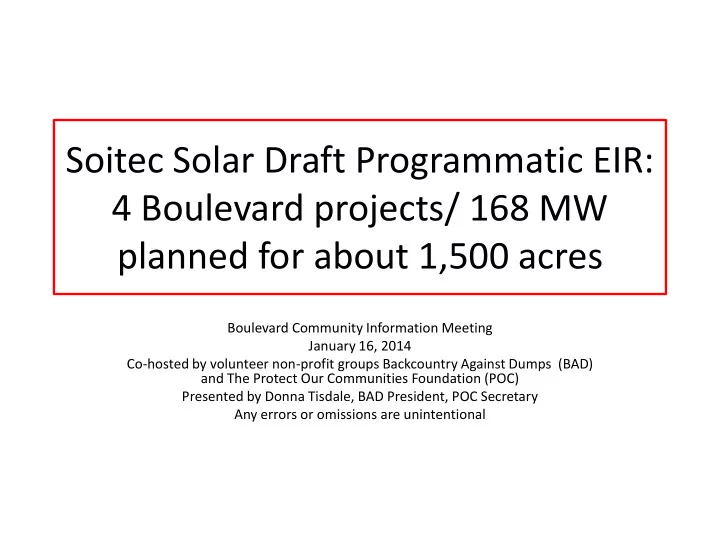 soitec solar draft programmatic eir