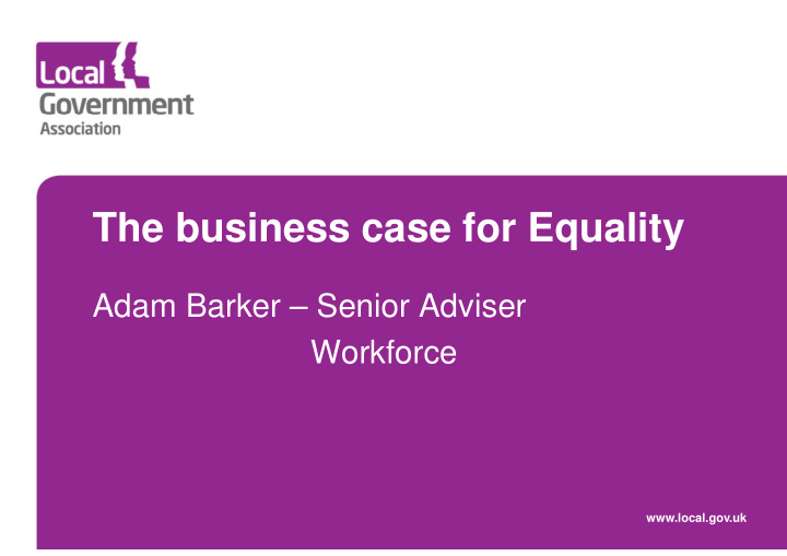 the business case for equality