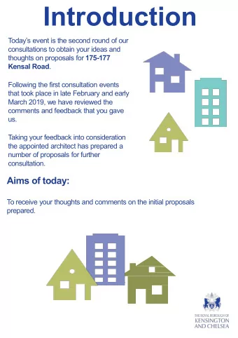 Introduction  Todays event is the second round of our  consultations to obtain your ideas and