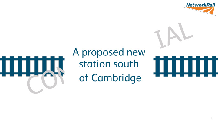 a proposed new station south of cambridge
