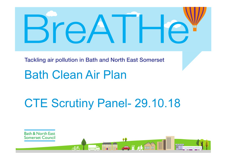 bath clean air plan cte scrutiny panel 29 10 18 health