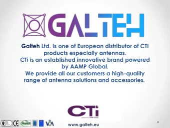 by AAMP Global.  We provide all our customers a high-quality range of antenna solutions and