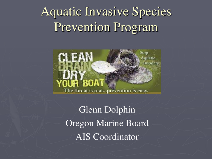 aquatic invasive species prevention program