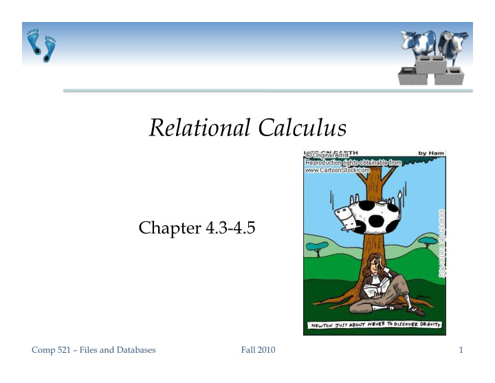 relational calculus