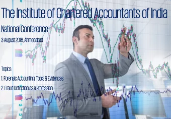 The  he Institute  Institute of Chartered  of Chartered Accountants  Accountants of India  of India
