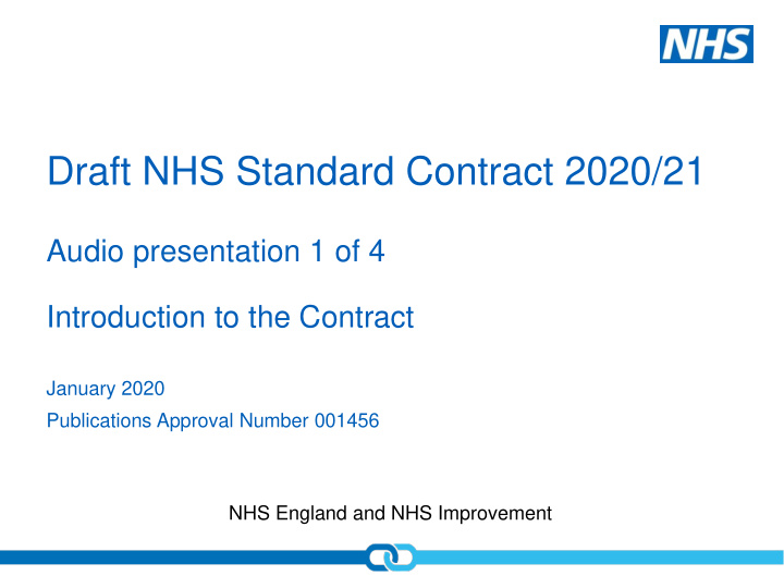 draft nhs standard contract 2020 21