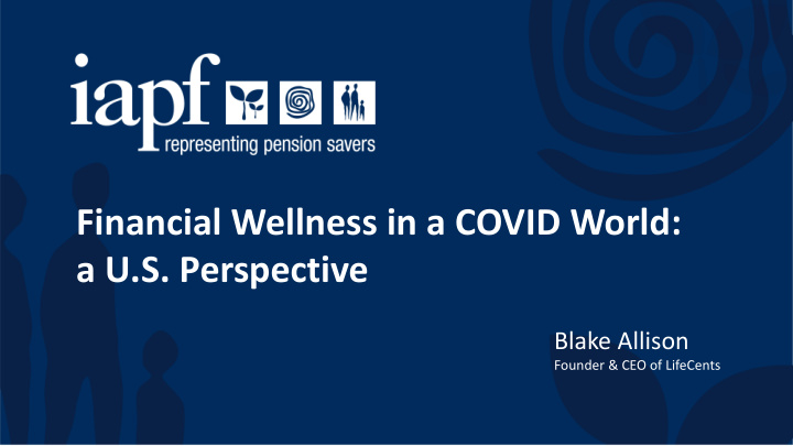 financial wellness in a covid world a u s perspective