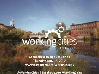 Launch Event May 3, 2013 Connecticut Design Session #1  Thursday, May 18, 2017