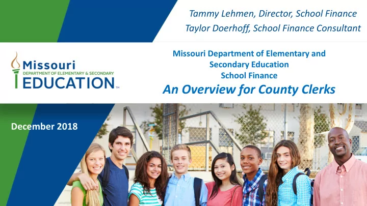 an overview for county clerks