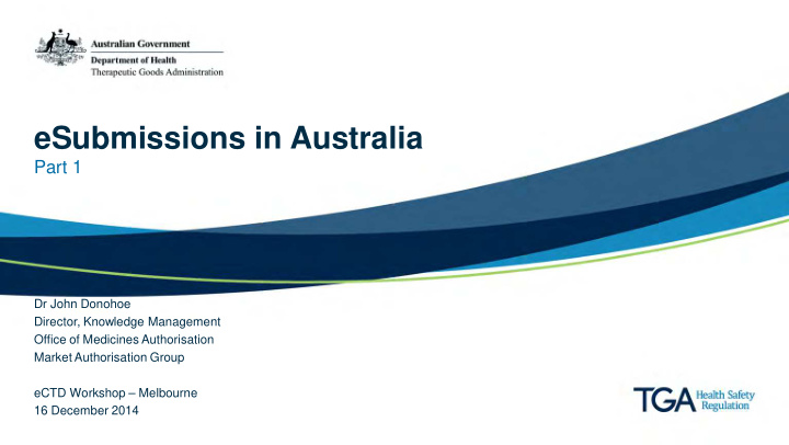 esubmissions in australia