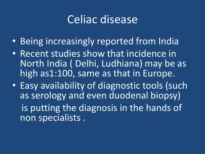 celiac disease