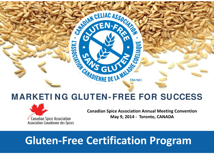 gluten free certification program allergen control group