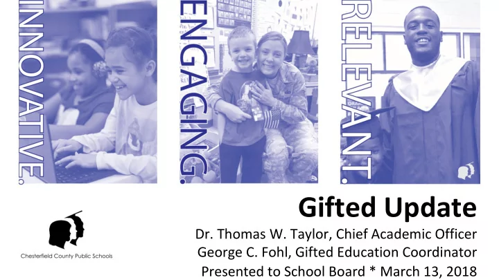 gifted update
