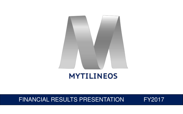 financial results presentation fy2017 disclaimer