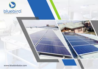 www.bluebirdsolar.com  Bluebird Solar is a team of young and dynamic professionals engaged in
