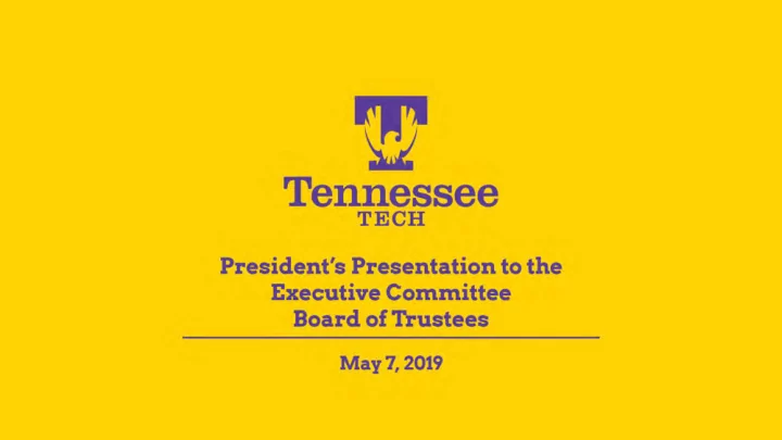 presentation to higher education subcommittee of the