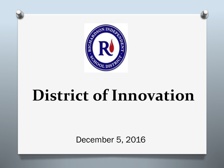 district of innovation