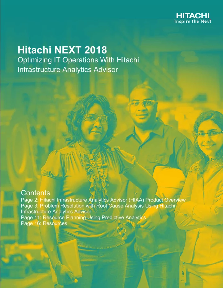 hitachi next 2018