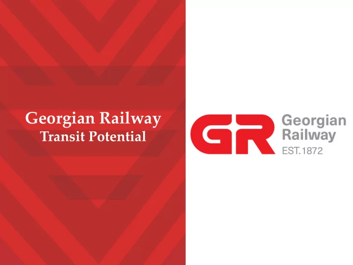 georgian railway