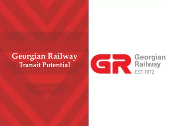 Georgian Railway  Transit Potential  1  Content    Middle Corridor    South West Route