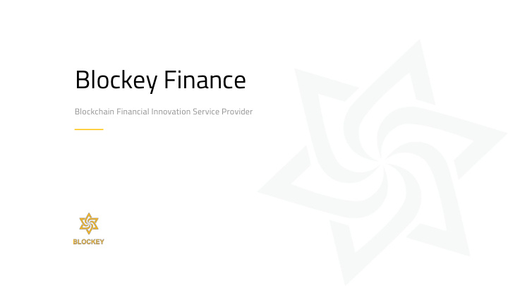 blockey finance