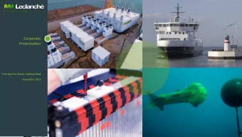 Corporate  Presentation  Yverdon-les-Bains, Switzerland  November 2019  1  AGENDA  Who we are