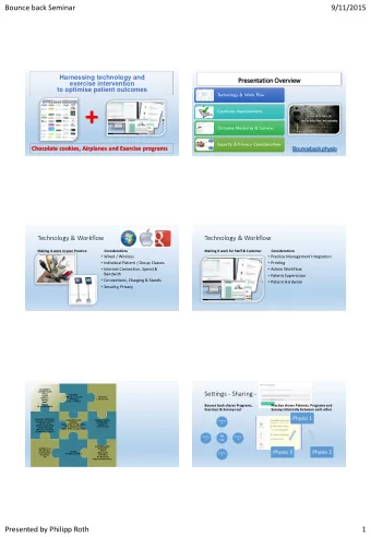 +  Continues Improvements  Outcome Measures &amp; Surveys  Security &amp; Privacy Considerations