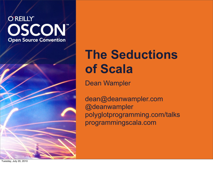 the seductions of scala