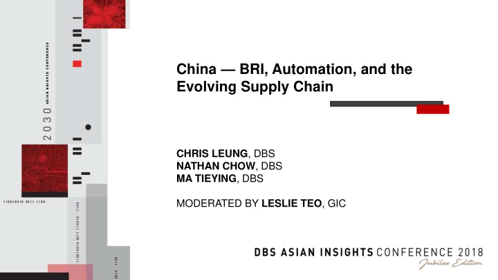 evolving supply chain
