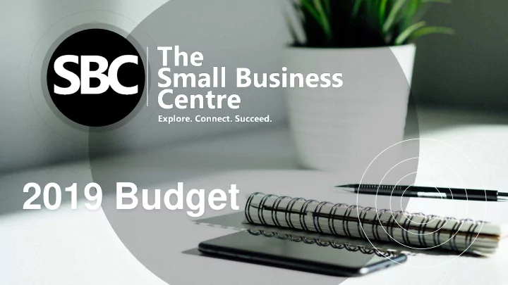2019 budget who we are